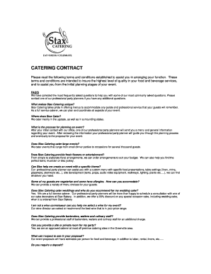 Download Stax Catering Catering Contract - Stax's - staxs