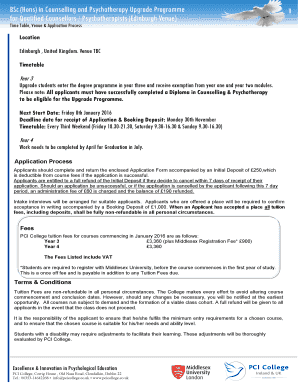 Certificate of insurance tracking template excel - BSc (Hons) in Counselling and Psychotherapy Upgrade Programme for Qualified Counsellors / Psychotherapists (Edinburgh Venue) Time Table, Venue &amp - pcicollege co