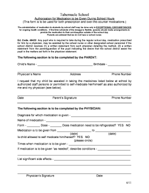 Authorization for Medication to be given during school hours.doc - tbs