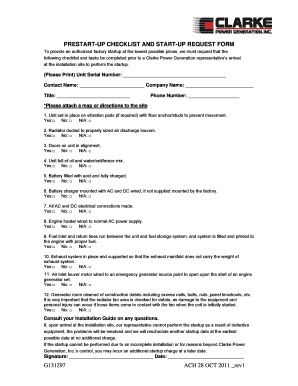 Prestart-up checklist and startup Request Form.doc