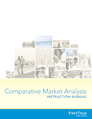 fillable online comparative market analysis first team real estate comparative market analysis form
