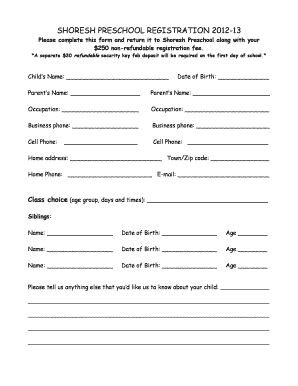 Form preview