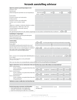 Dd 1561 - Verzoek aanstelling adviseur - brandnewday.nl