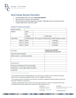 Property viewing checklist pdf - Real Estate Rental Checklist Complete one of these forms for each rental property - bdoreinvestor