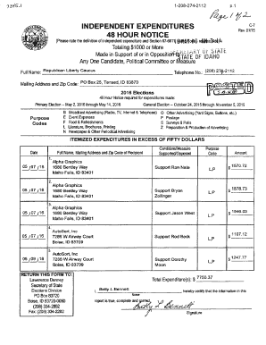 (Please note the definition of independent expenditure and Section 67-66111 Slcttfof() - sos idaho