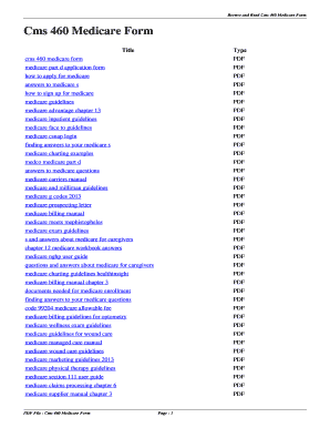 fillable medicare charting examples nurses edit print download cms460 form