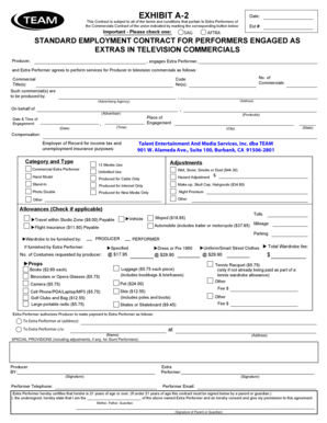 Lpo sample - This Contract is subject to all of the terms and conditions that pertain to Extra Performers of - teamservices