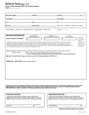 Monthly meal planner - Mass Mutual 401(k) - Rollover Forms - AppleOne