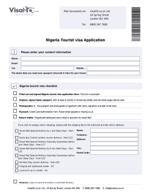 nigerian passport application form pdf