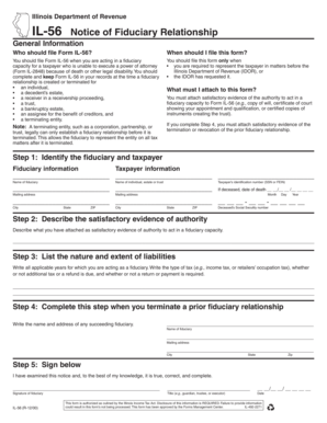 Illinois Fiduciary Relationship Notice