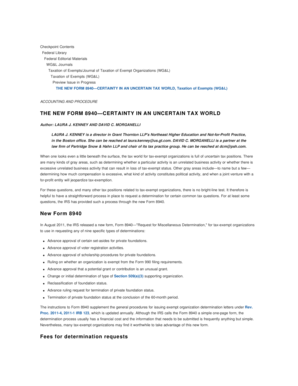 IRS Form 8940 Request for Miscellaneous Determination