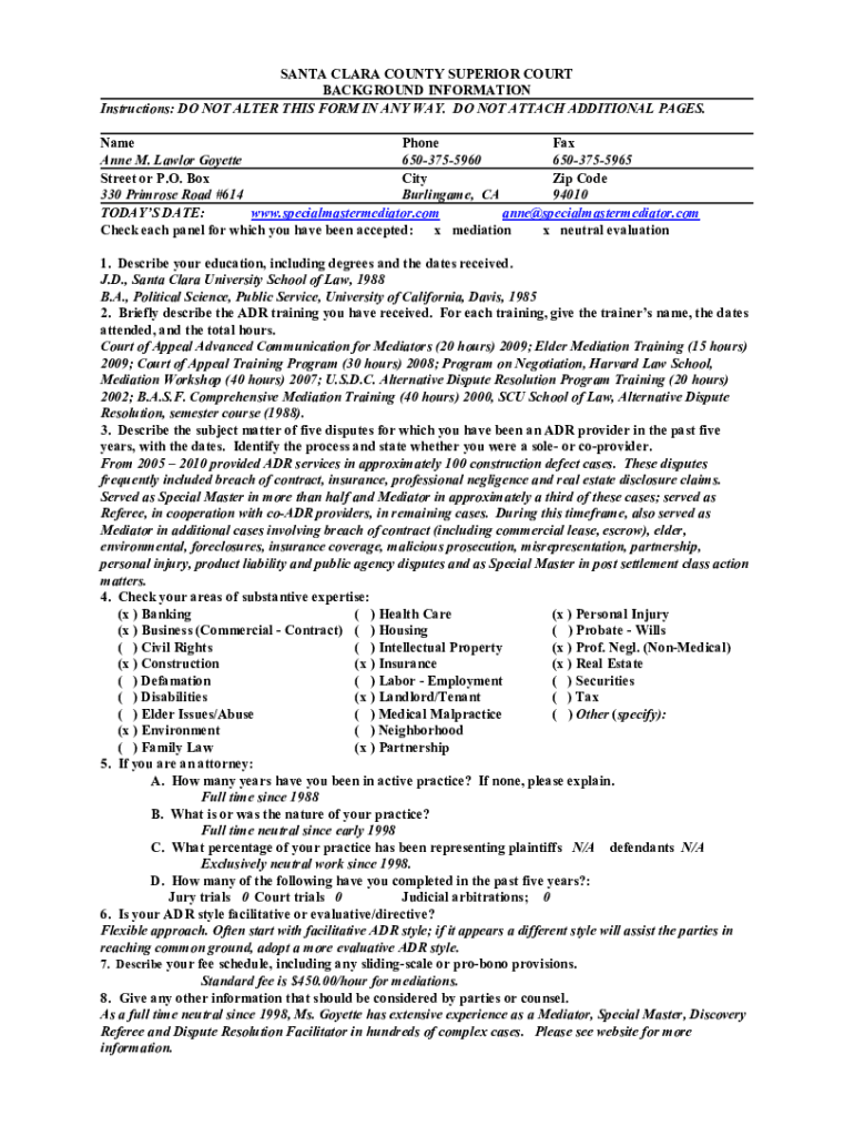 Form preview