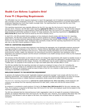 Form W-2 Reporting Requirements