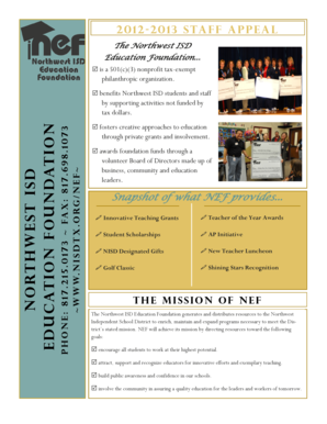 Northwest ISD Staff Appeal Form