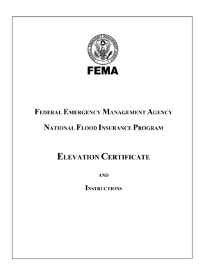 FEMA Elevation Certificate