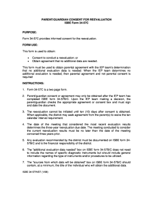 Parent Guardian Consent for Reevaluation