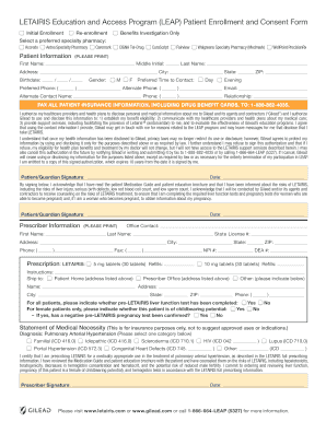 LEAP Patient Enrollment and Consent Form