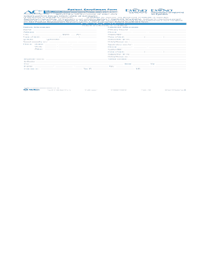 Patient Enrollment Form for EMEND