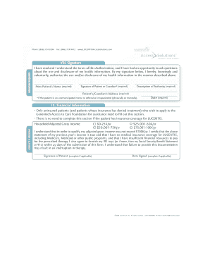 Patient Authorization and Notice of Release of Information