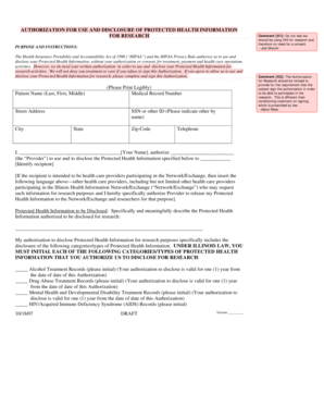 HIPAA Authorization for Research