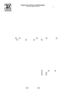 Orange County Plumbing Permit Application