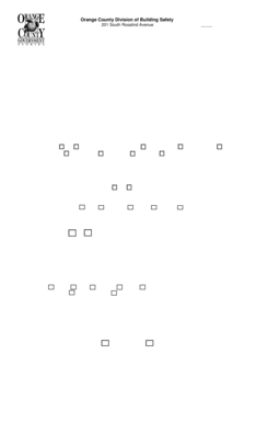 Orange County Mechanical Permit Application