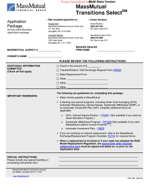 MassMutual Individual Deferred Annuity Application