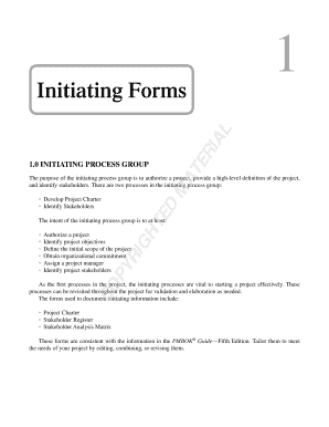 Project Charter Template