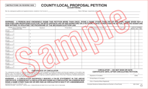 Michigan Countywide Proposal Petition