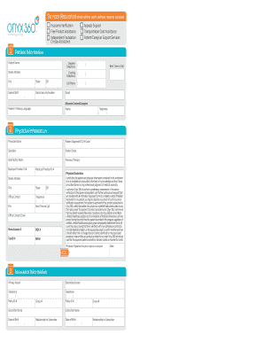 Onyx 360 Patient Assistance Enrollment Form