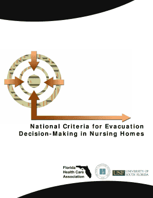 National Criteria for Evacuation Decision-Making in Nursing Homes