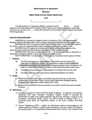 Memorandum of agreement example - memorandum of agreement