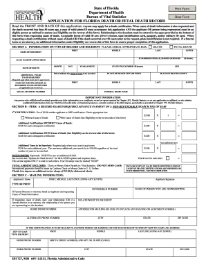 fetal death certificate