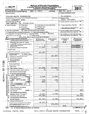Form 990-PF 2011