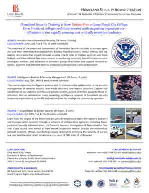 US Department of Labor Training Program Application