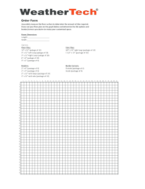Floor Tile Order Form