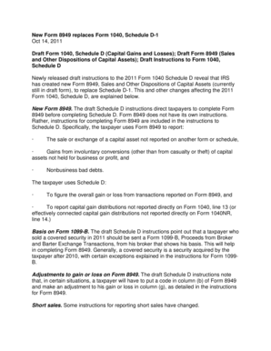 Form 8949 Sales and Other Dispositions of Capital Assets