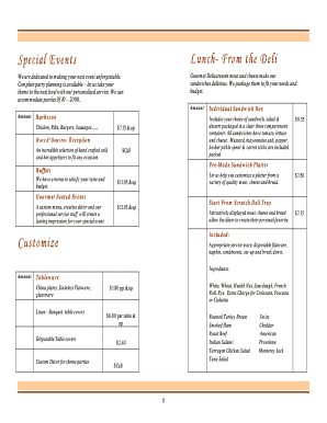 Menu abbreviations - Pacific Dining Catering Menu - College of San Mateo - collegeofsanmateo