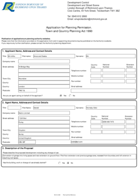UK Planning Permission Application