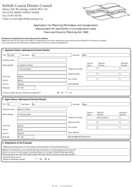 UK Planning Permission Application for Demolition in Conservation Area