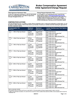Broker Compensation Agreement
