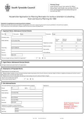 Householder Application for Planning Permission