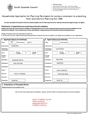 Householder Application for Planning Permission