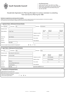 Householder Application for Planning Permission