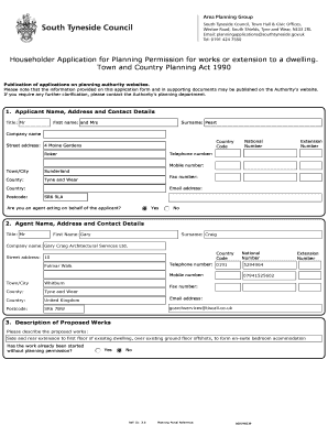 Householder Application for Planning Permission