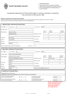 Householder Application for Planning Permission