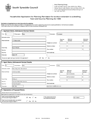Householder Application for Planning Permission