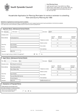 Householder Application for Planning Permission