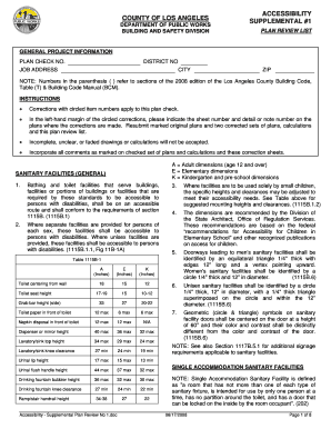 Los Angeles County Accessibility Plan Review
