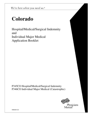 Colorado Health Insurance Application